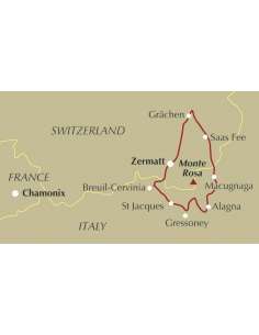 Trek the Tour of Monte Rosa with a Cicerone Guidebook 2