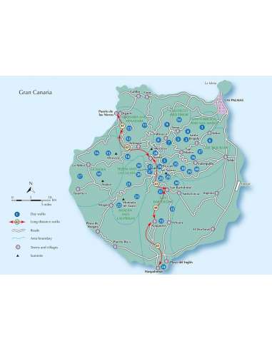 Walking on Gran Canaria 45 day walks including...