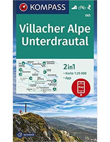 KK 065 Villacher Alpe - Unterdrautal vízálló...