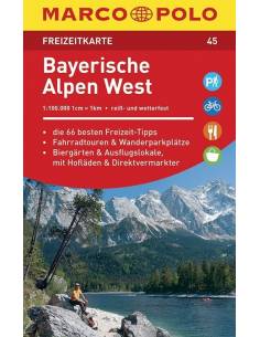 MP 45 Bajor-Alpok Nyugat - Bayerische Alpen West...