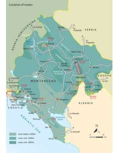 The Mountains of Montenegro - Montenegró hegyei túrakönyv 2