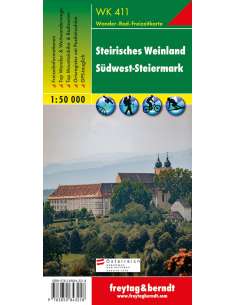 WK 411 Steirisches Weinland – Südwest-Steiermark túratérkép