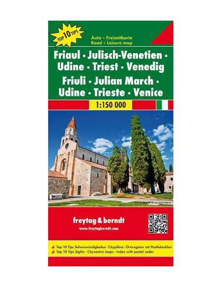 Friuli - Julian March - Udine - Trieste - Venice térkép - TOP10
