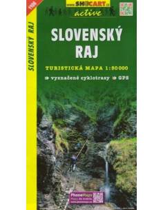 SC 1106 Szlovák paradicsom (Slovensky raj) térkép