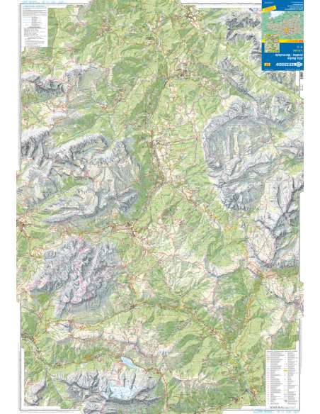 TO 007 Alta Badia - Arabba - Marmolada térkép