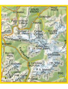 TO 008 Ortles - Cevelade - Ortlergebiet térkép 2