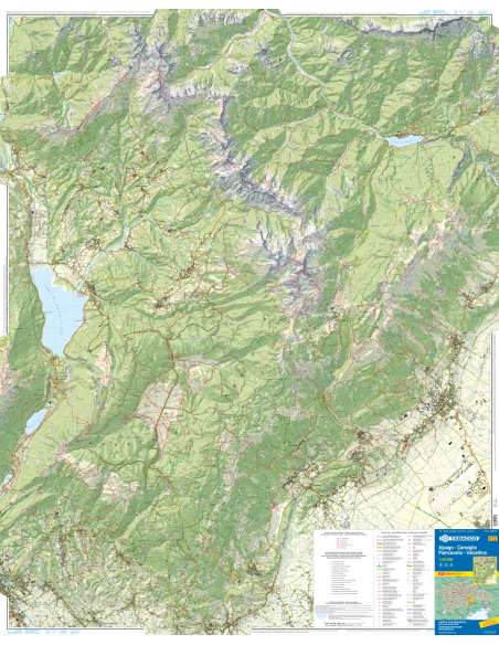 TO 012 Alpago - Cansiglio - Piancavallo - Valcellina térkép