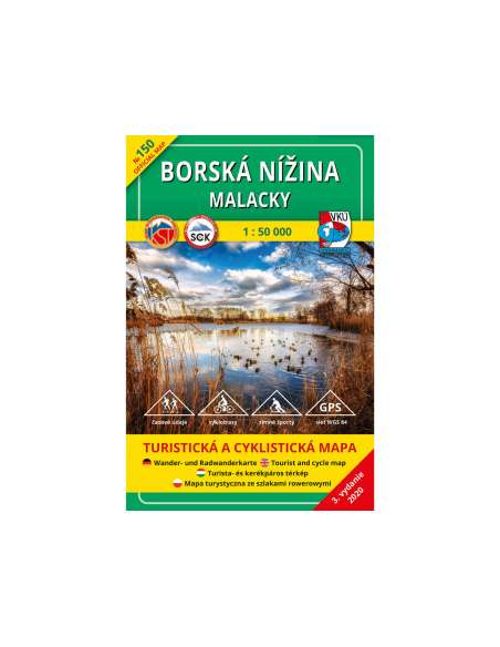 TM 150 Morva-völgye - Malacka turistatérkép - Borská Nízina - Malacky