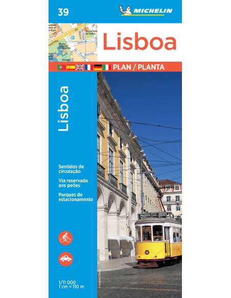 MN 39 Lisboa - Lisszabon térkép