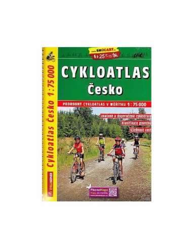 Cykloatlas Cesko - Csehország kerékpáros atlasz