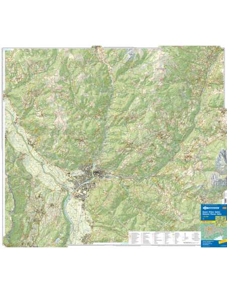 TO 034 Bolzano - Renon - Salto - Bozen - Ritten - Salten térkép