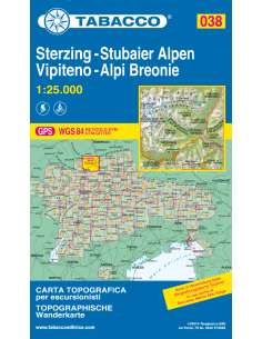 TO 038 Vipiteno - Alpi Breonie  - Sterzing - Stubaier...