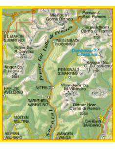 TO 040 Monti Sarentini - Sarntaler Alpen térkép 2