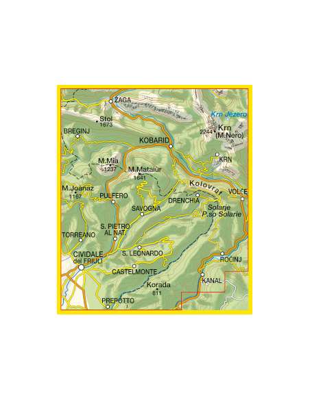 TO 042 Val d’Ultimo - Alta Val di Non - Ultental - Deutschnonsberg térkép
