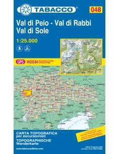 TO 048 Val di Peio - Val di Rabbi - Val di Sole térkép 2