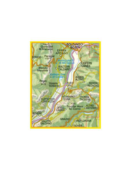 TO 049 Strada del Vino - Südtirolen Weinstrasse térkép