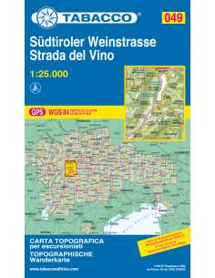 TO 049 Strada del Vino - Südtirolen Weinstrasse térkép 2