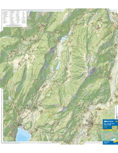 TO 055 Arco - Valle del Sarca - Valle dei Laghi térkép