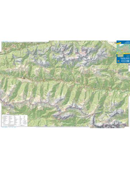 TO 072 Lienzer Dolomiten - Lesachtal - Obertilliach térkép