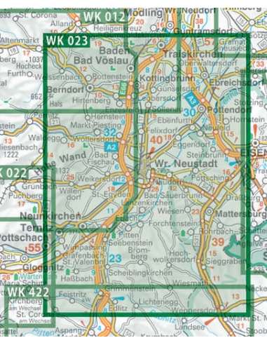 WK 023 Thermenregion Baden - Rosaliengebirge -...
