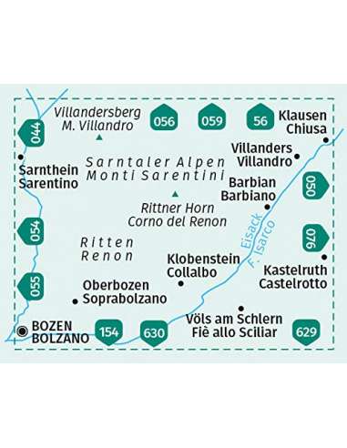 KK 068 Ritten /Renon kerékpáros és túratérkép
