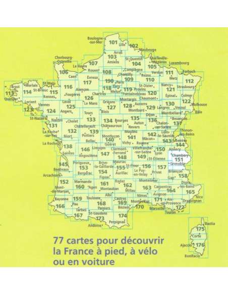 IGN 151 Grenoble - Bourg-St-Maurice - Parc national de la Vanoise térkép (TOP 100)