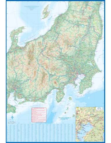 Japan Central - Közép-Japán térkép