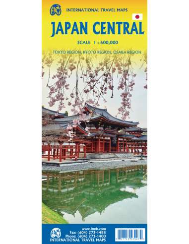 Japan Central - Közép-Japán térkép