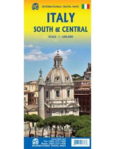 Italy south & central - Olaszország közép és dél térkép