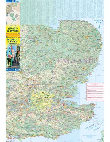 England SE & Midlands - Anglia délkelet térkép