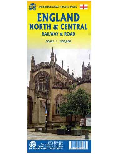England North & Central - Anglia észak és közép térkép