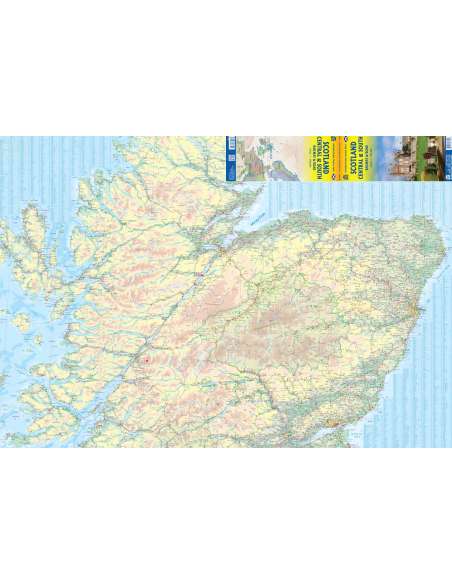 Scotland central & south - Skócia közép és dél térkép