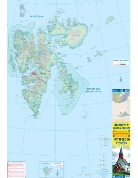 Northern Norway & Svalbard - Észak-Norvégia és a Spitzbergák térkép