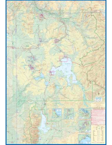 Yellowstone national park & Wyoming térkép