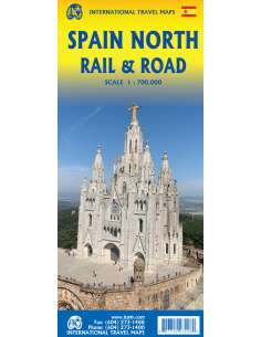 Spain north - Észak-Spanyolország térkép