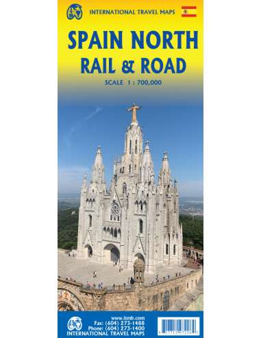 Spain north - Észak-Spanyolország térkép