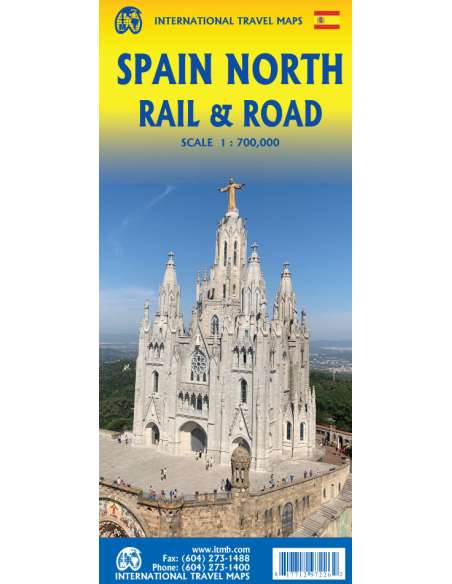 Spain north - Észak-Spanyolország térkép
