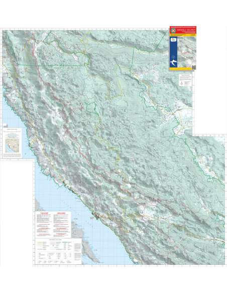 HG-DA 33 Srednji Velebit térkép