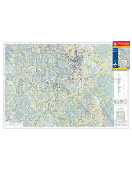 HG-KH 5 Karlovac - Duga Resa turistatérkép