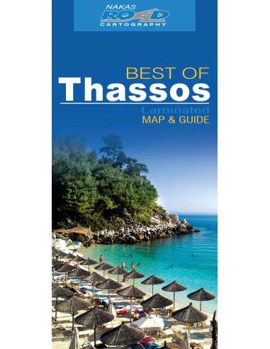 Thassos térkép - laminált