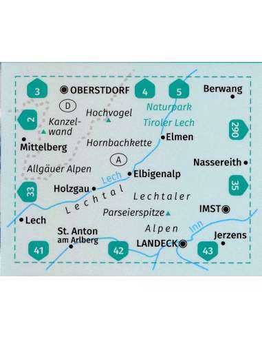 KK 24 Lechtaler Alpen - Hornbachkette...