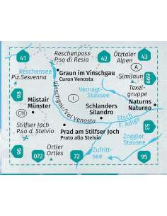 KK 52 Vinschgau - Val Venosta turistatérkép 2