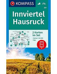 KK 201 Innviertel - Hausruck 2 részes turistatérkép