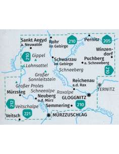 KK 228 Wiener Hausberge - Schneeberg -  Rax -  2 részes... 2