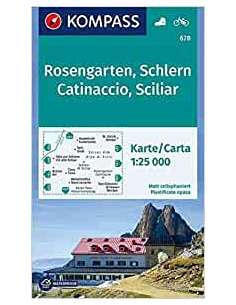 KK 628 Rosengarten - Catinaccio - Schlern - Sciliar...