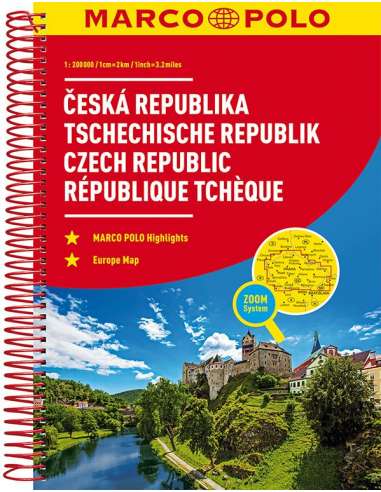 Ceska Republika Reiseatlas - MARCO POLO -...
