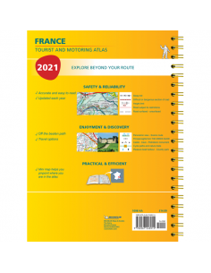 MN 1098 - France 2021 - A3 Tourist & Motoring Atlas -... 2