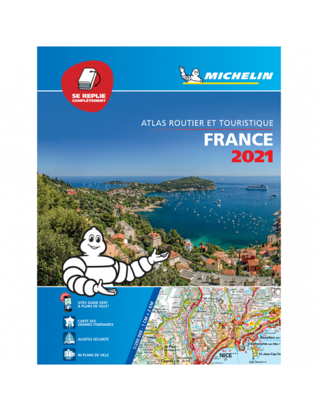 MN 2200 - France 2021 - Tourist & Motoring Atlas Multi-flex -  Franciaország atlasz