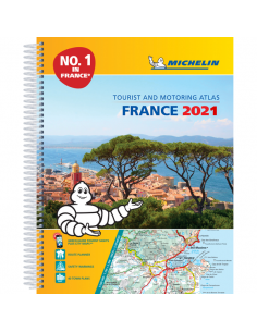 MN 0197 -France 2021 -A4 Tourist & Motoring Atlas -...