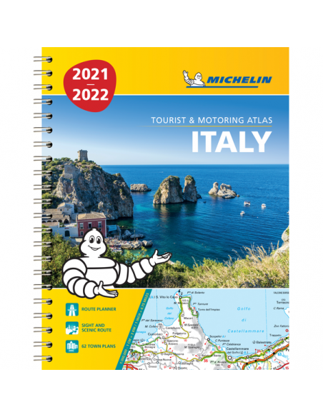 MN 1122 Italy 2021 / 2022 - Tourist And Motoring Atlas (A4-Spiral) - Olaszország atlasz